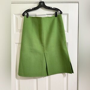 DKNY Green Wool Pencil Skirt with Slits - Size 10 - NWOT